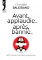 Label a5 avant applaudie baudrnd christe le couv